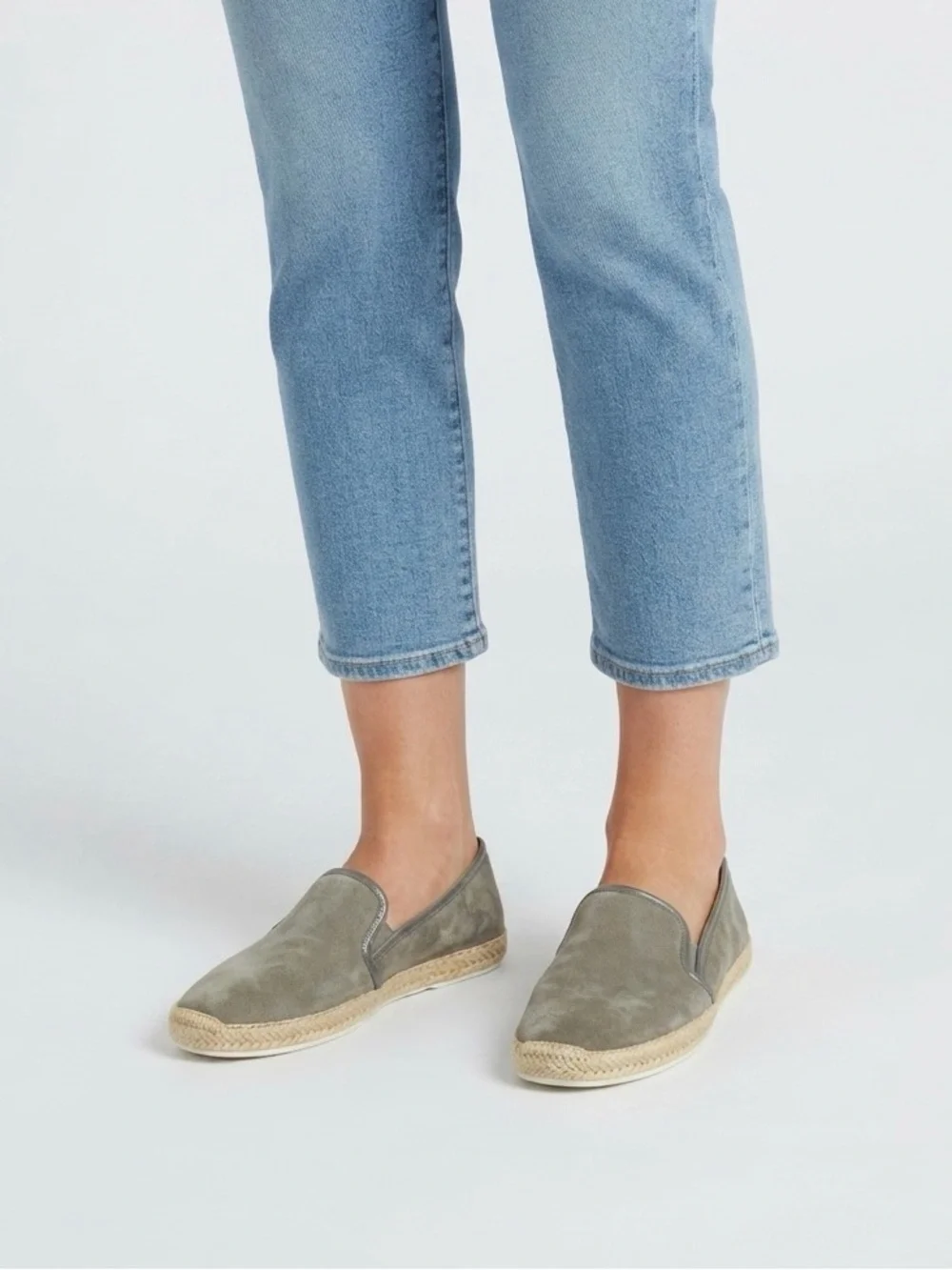 [Kenneth Cole] Grey Slip On Espadrilles